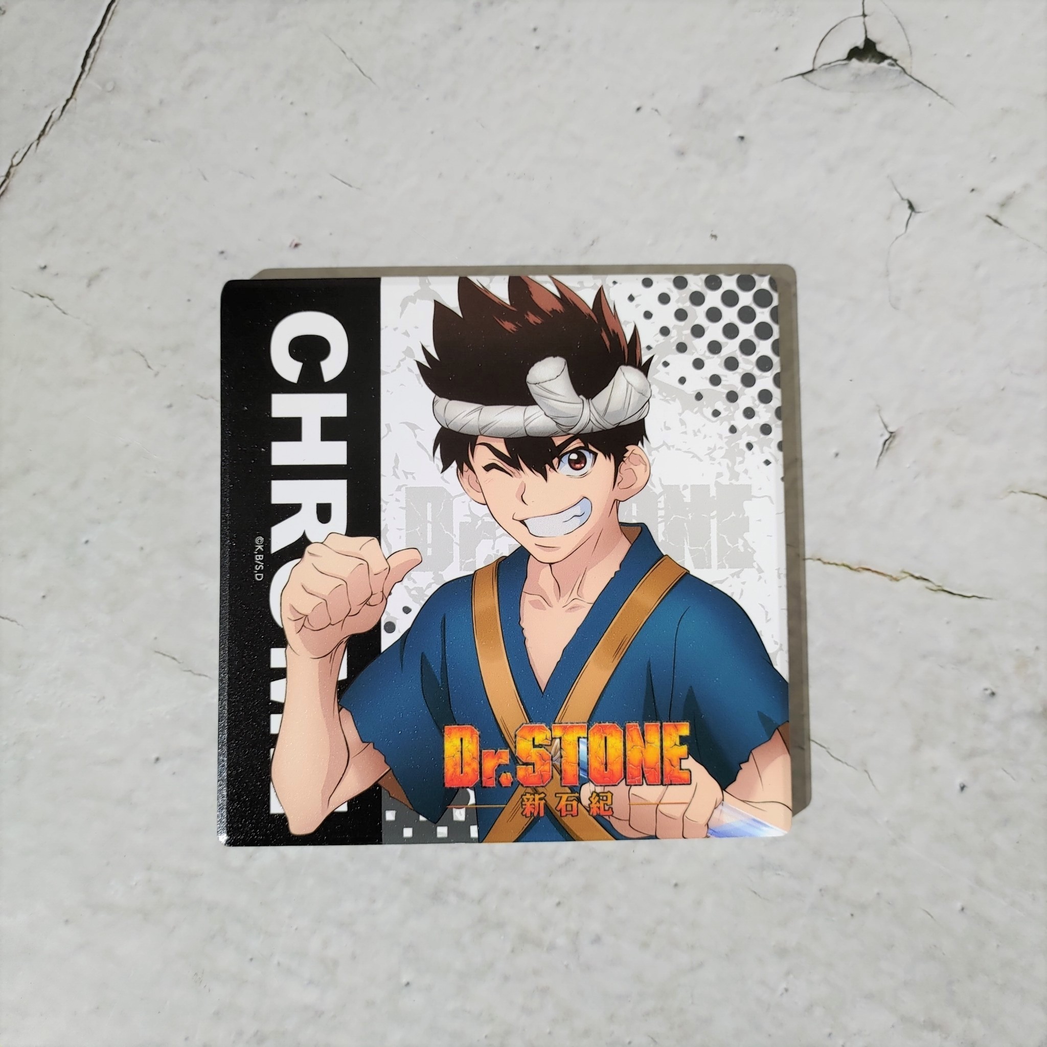 Dr.STONE 新石紀-陶瓷吸水杯墊-鉻款