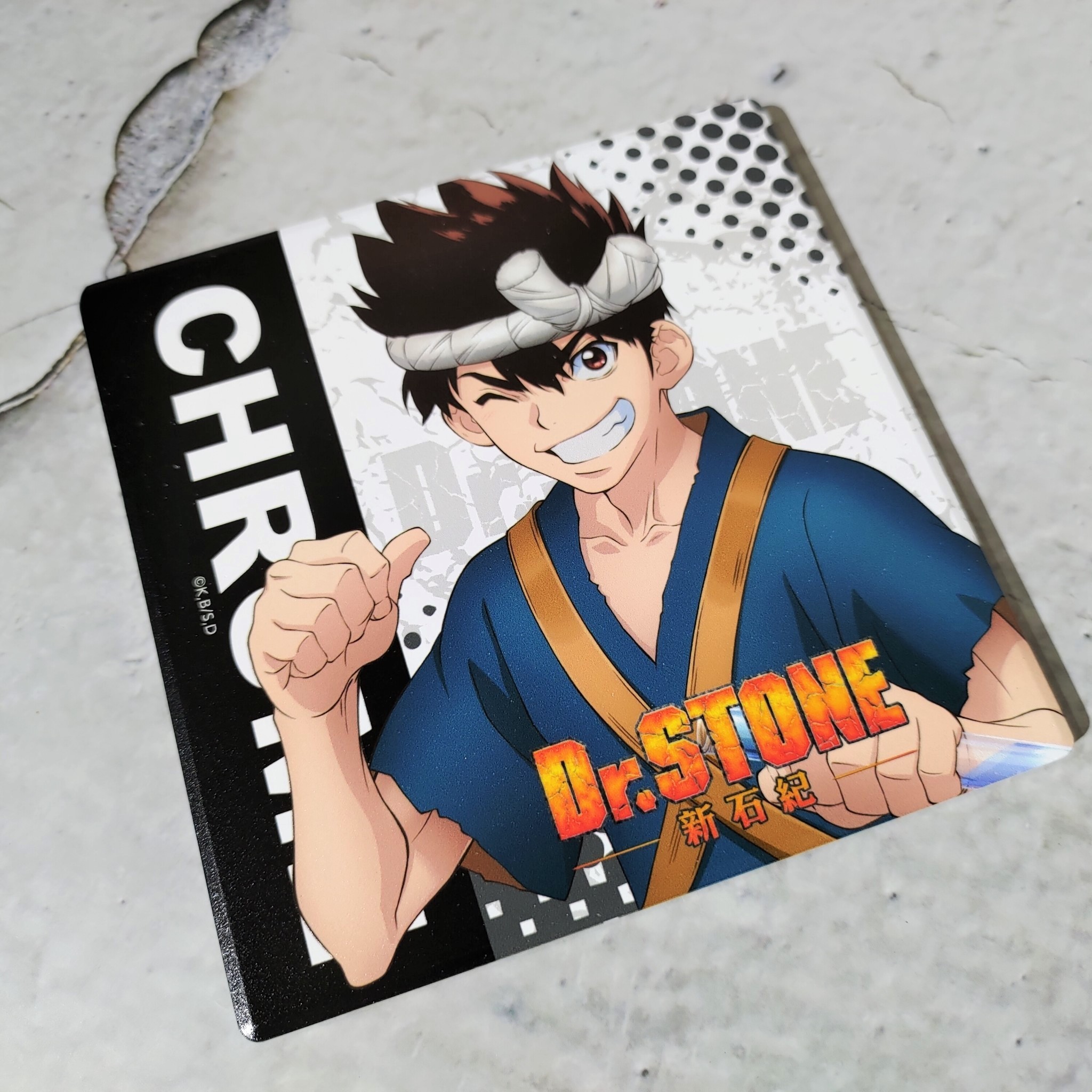 Dr.STONE 新石紀-陶瓷吸水杯墊-鉻款