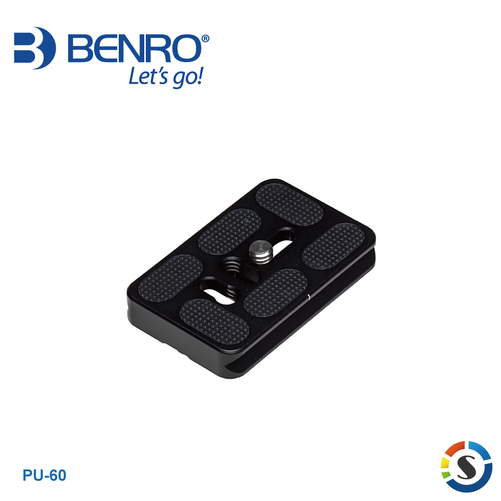 BENRO百諾 PU-60 雲台快拆板(B系列雲台適用)