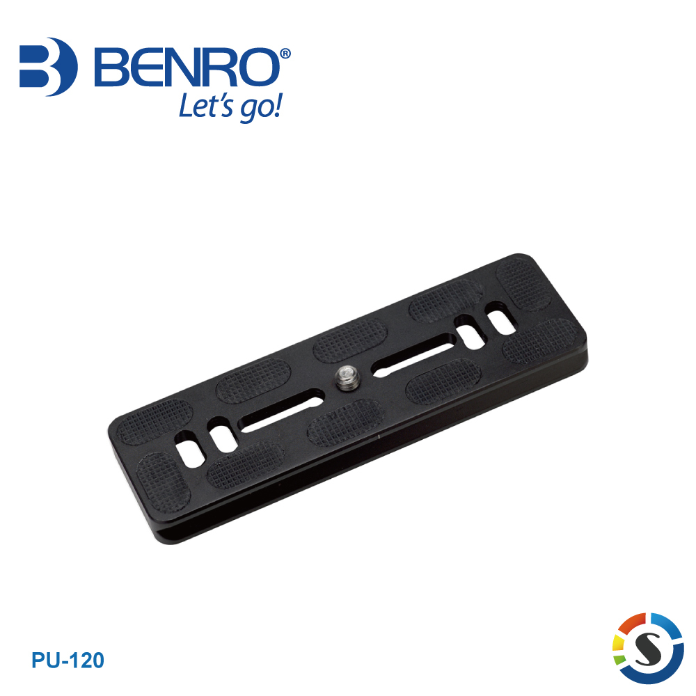 BENRO百諾 PU-120 雲台快拆板(B系列雲台適用)