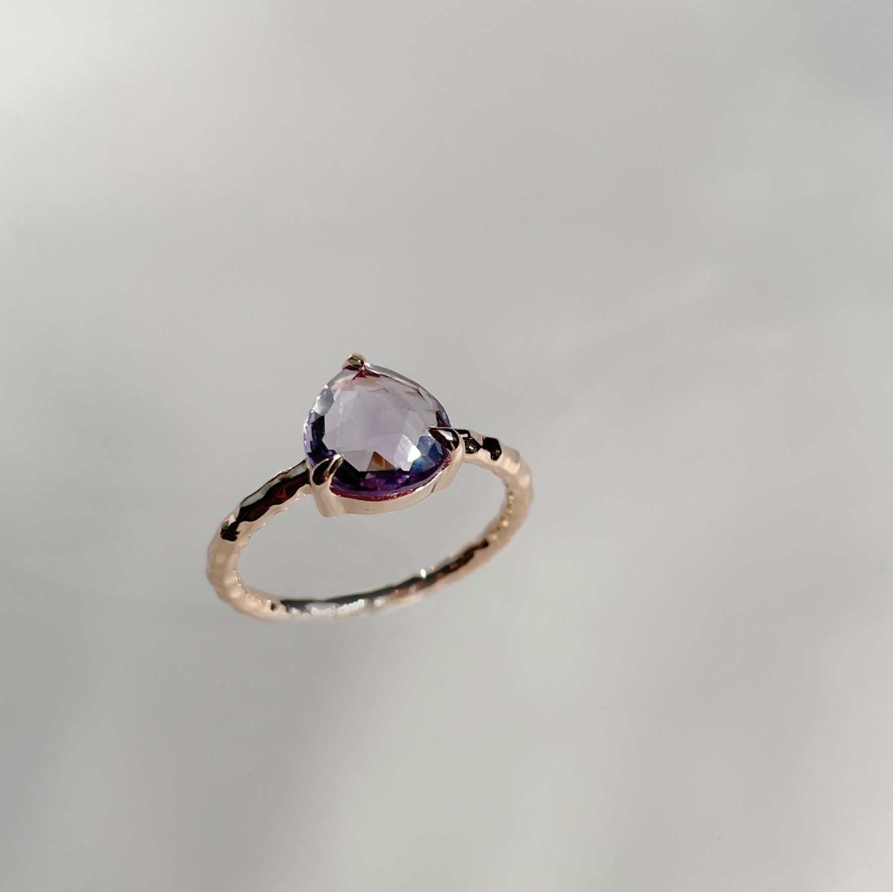 小姊姊紫水晶戒指