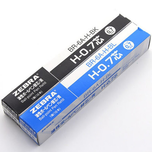 Zebra 斑馬牌 N5100 H-0.7mm 原子筆芯 (1盒10支)