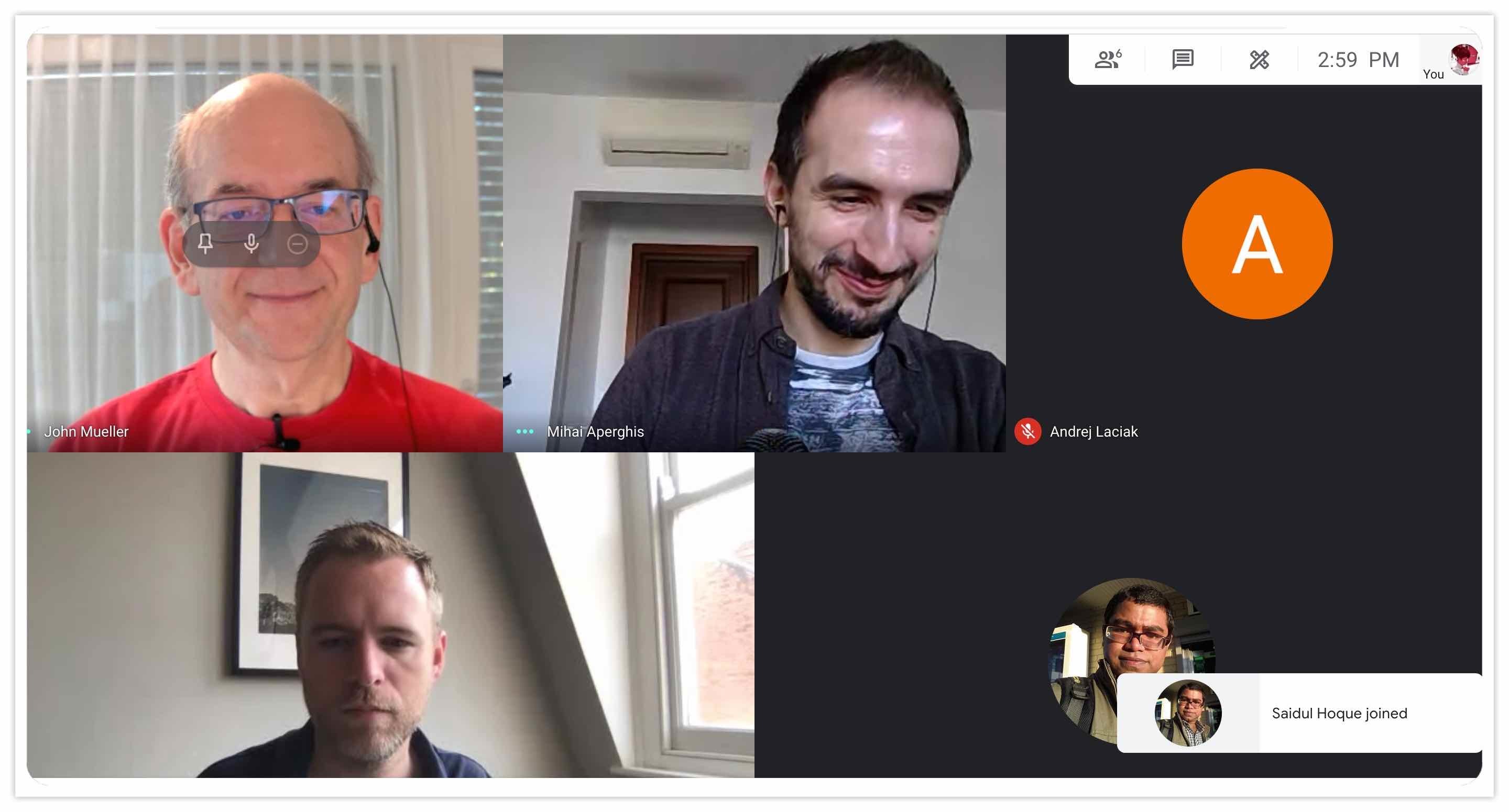 Google SEO 視訊會議