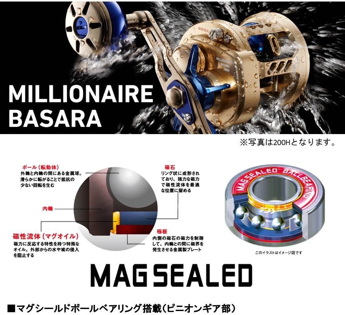 ブラッキー　DAIWA MILLIONAIRE BASARA 100H Daiwa Millionaire Basara - Saltywater Tackle Inc.