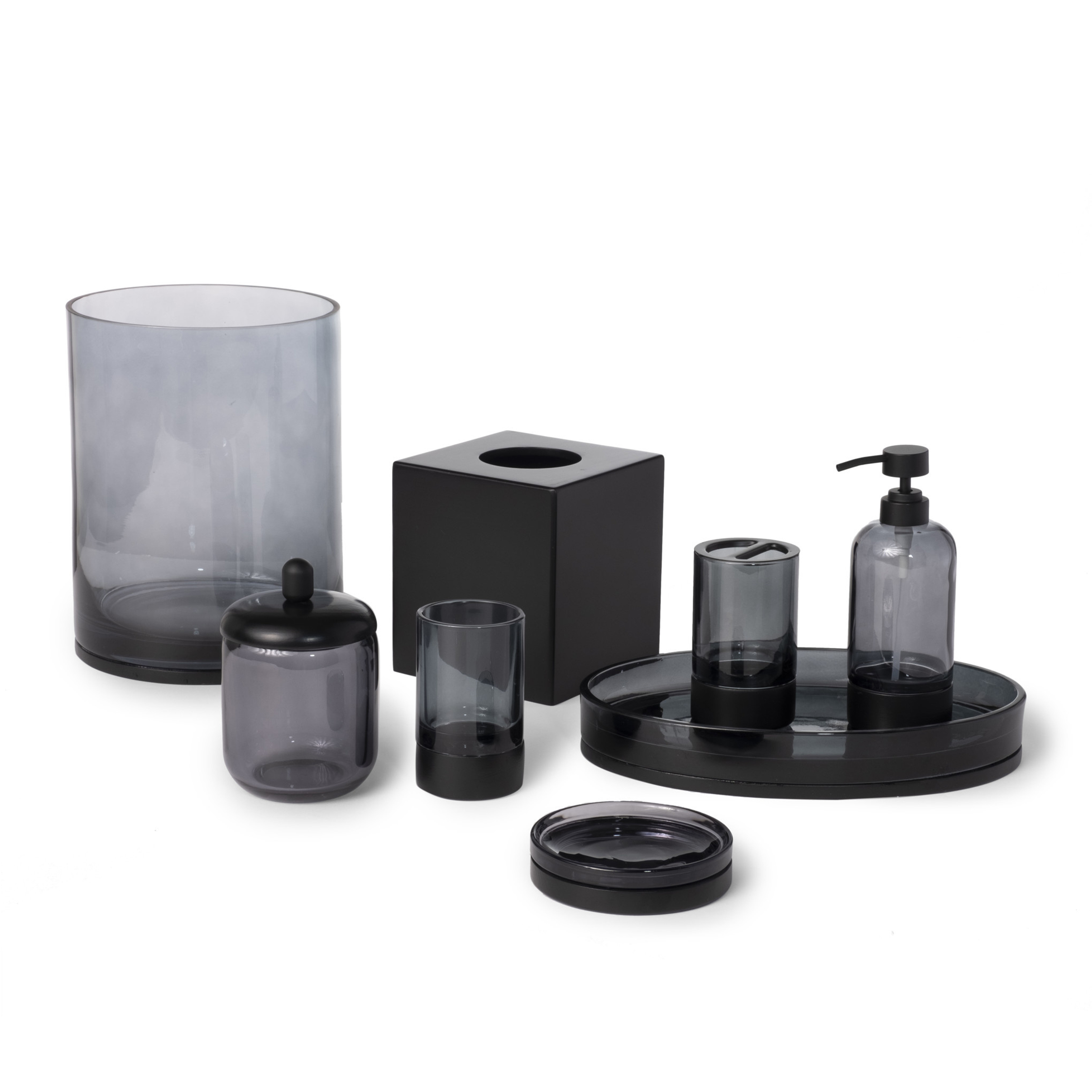透明黑玻系列 衛浴用品
