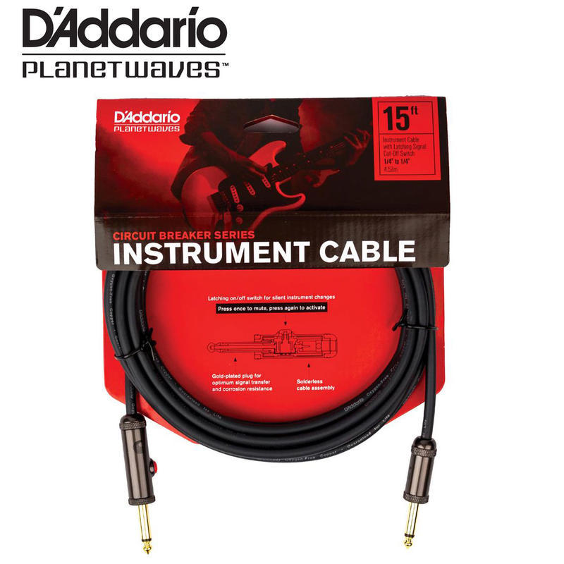 Planet Waves  導線 附靜音開關 PW-AGL  10呎 15呎 20呎 30呎