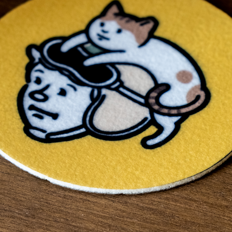 SPPPP｜Flying Boys｜杯墊｜一起騎車兜風去