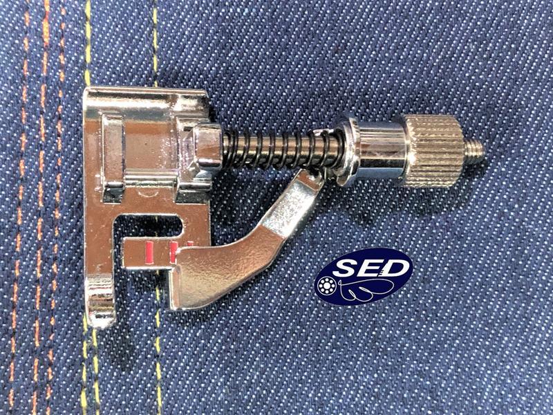 暗針縫壓腳(M) 純金屬(紅標線版)