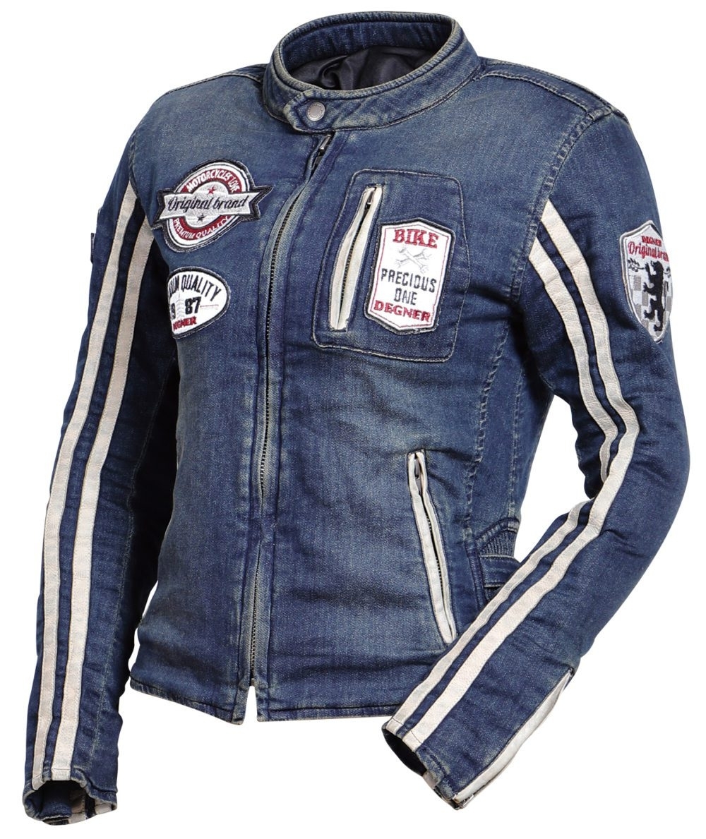 DEGNER FR21SJ-13 女版 牛仔藍 夏季防摔衣