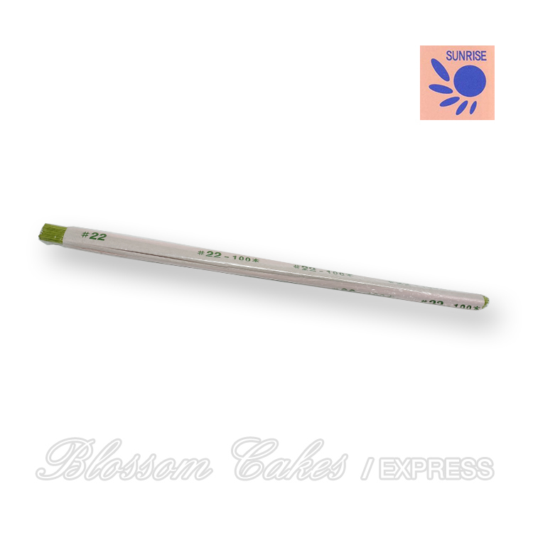 Sunrise Floral Wire 22 Gauge, 36cm, Light Green, Pack of 100