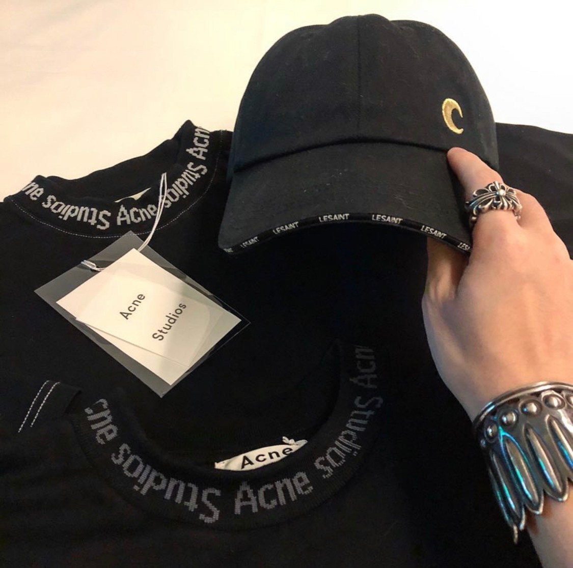 LESAINT 月蝕 刺繡 LOGO 老帽