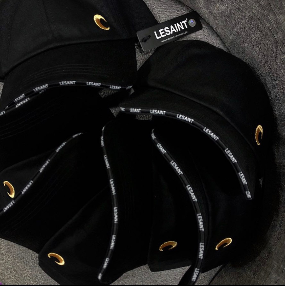 LESAINT 月蝕 刺繡 LOGO 老帽