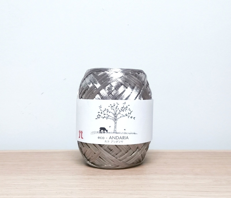 !! NEW !! 日 本 天 然 纖 維 金 屬 色 糸 Hamanaka Eco Andaria