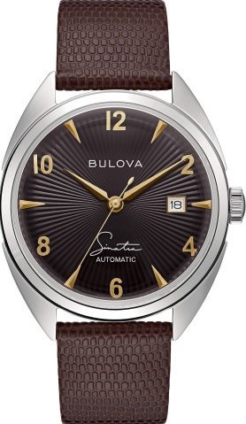 萬年鐘錶 - BULOVA 寶路華 法蘭克·辛納屈 Frank Sinatra  特別版限量機械男錶  96B348  錶徑 40MM