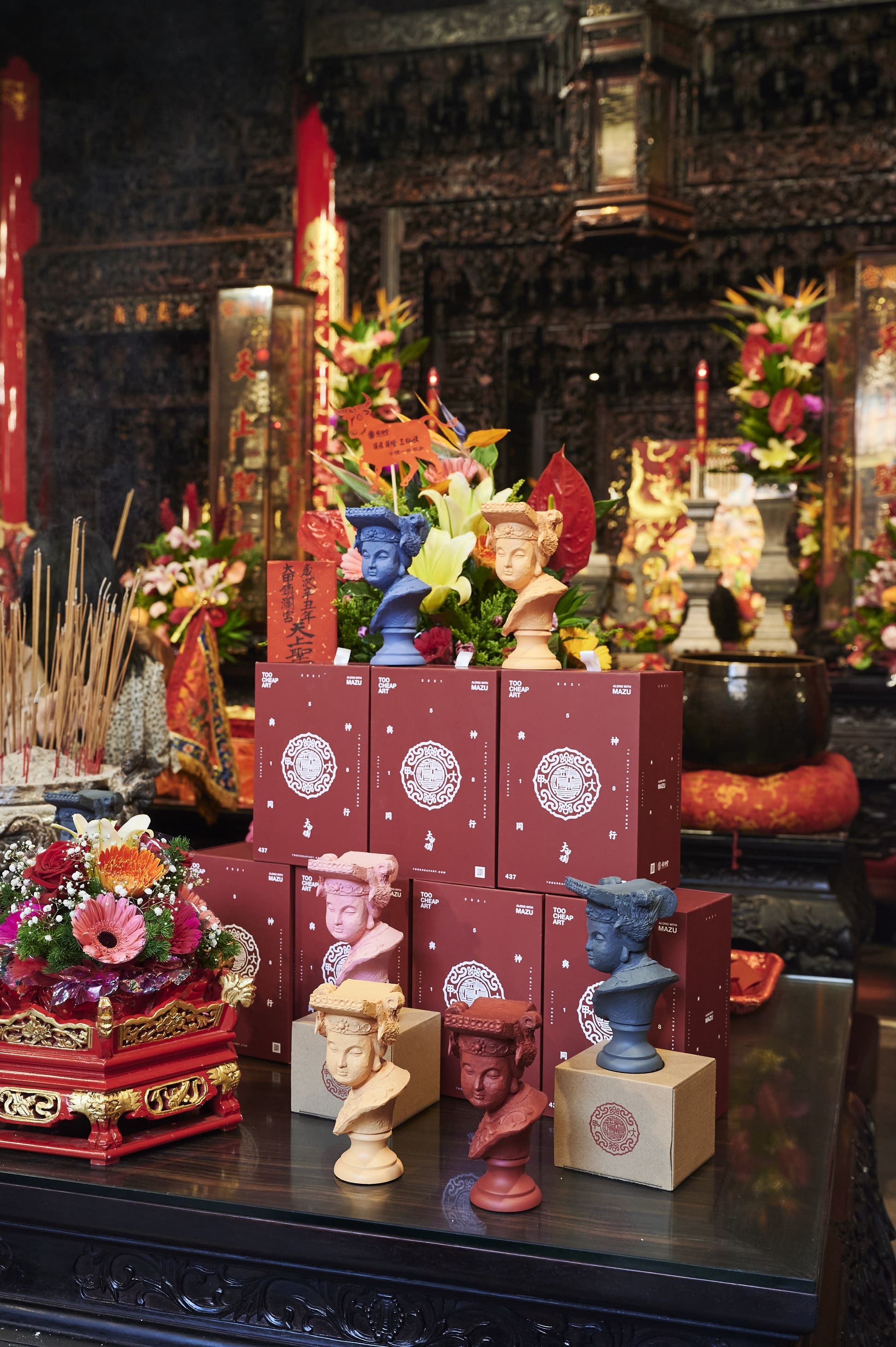 大甲鎮瀾宮聯名-TooCheapArt-媽祖公仔遶境文創商品