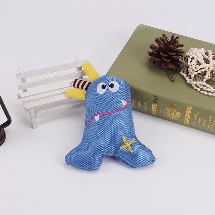 牛津布蓝色小怪物