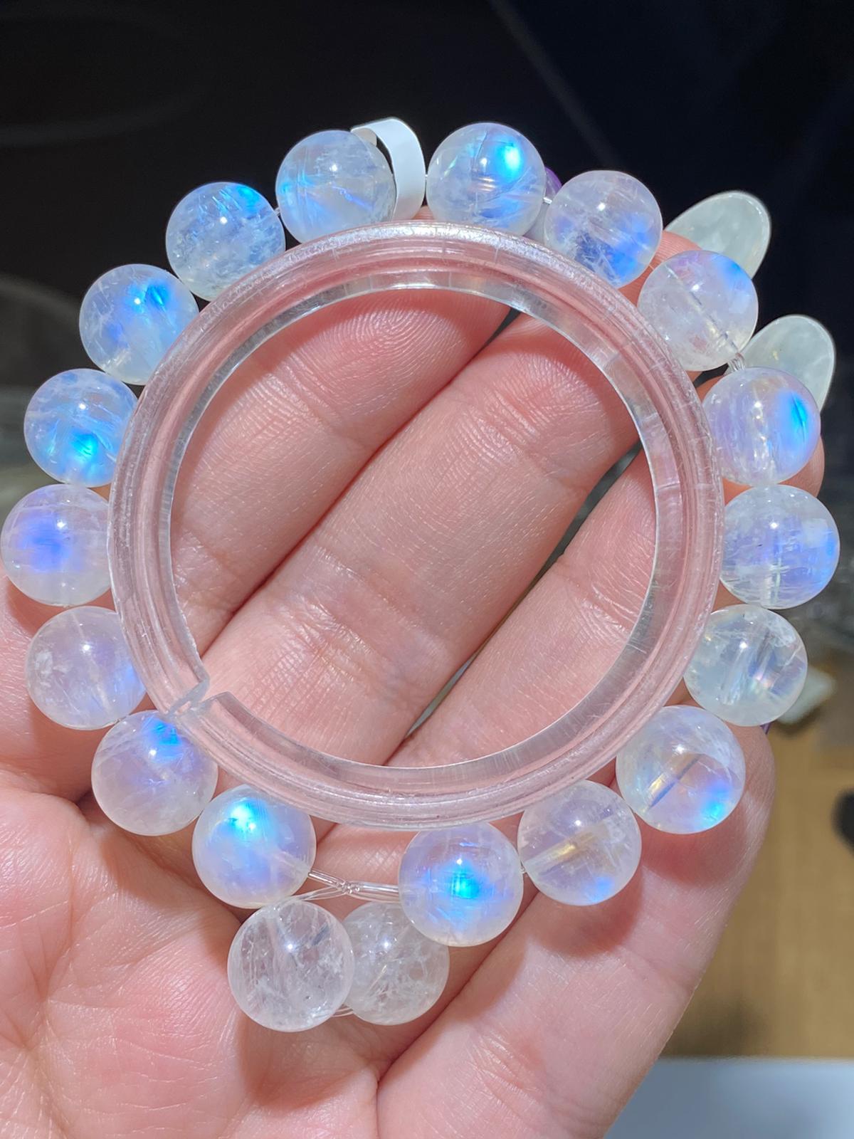 10.3mm優質藍光月亮石