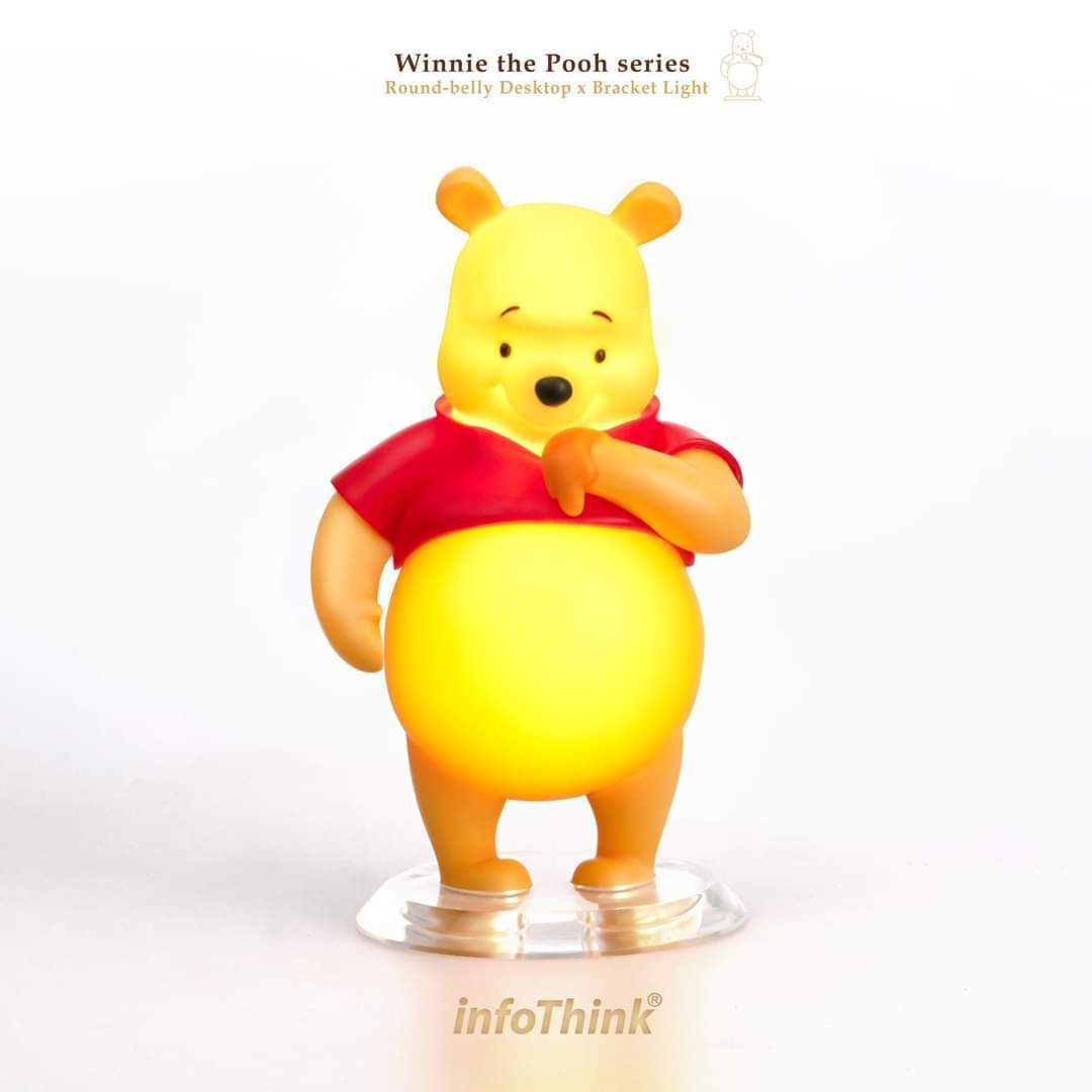 小熊維尼系列 圓圓肚掛立兩用拍拍燈