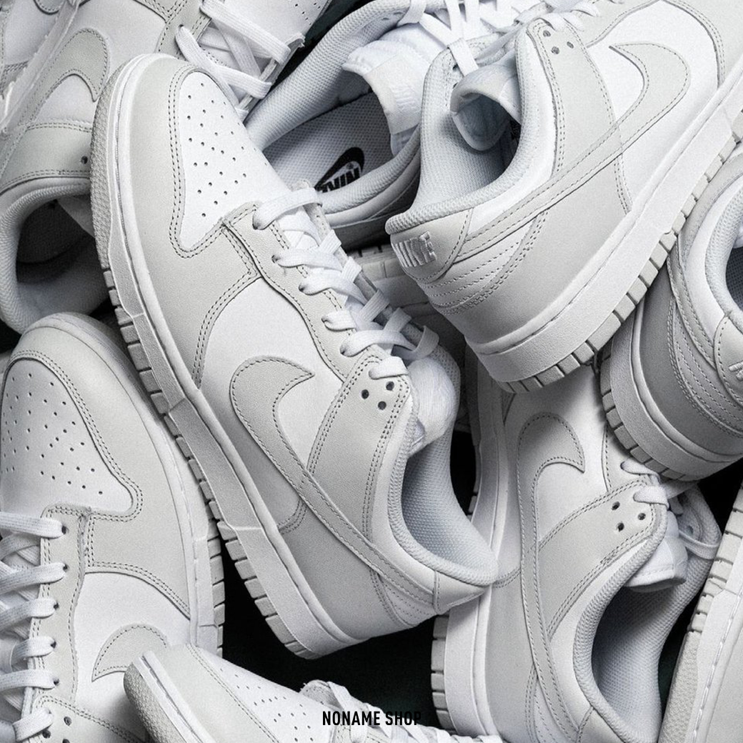 NIKE Dunk Low “ Photon Dust ” 灰白 低筒 (女款)