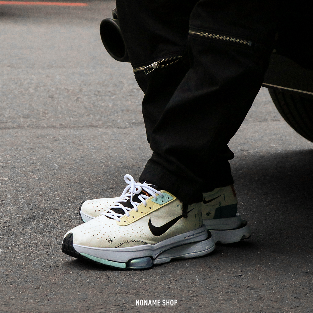💥出清特價💥 NIKE ZOOM TYPE N354 Off White OW 標語 奶油 解構 氣墊 慢跑 休閒鞋
