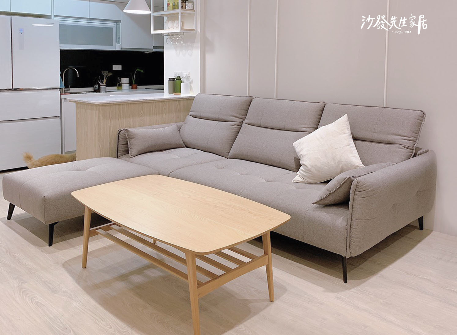 格林沙發優雅的造型外觀，讓你的空間視覺展現典雅氣質