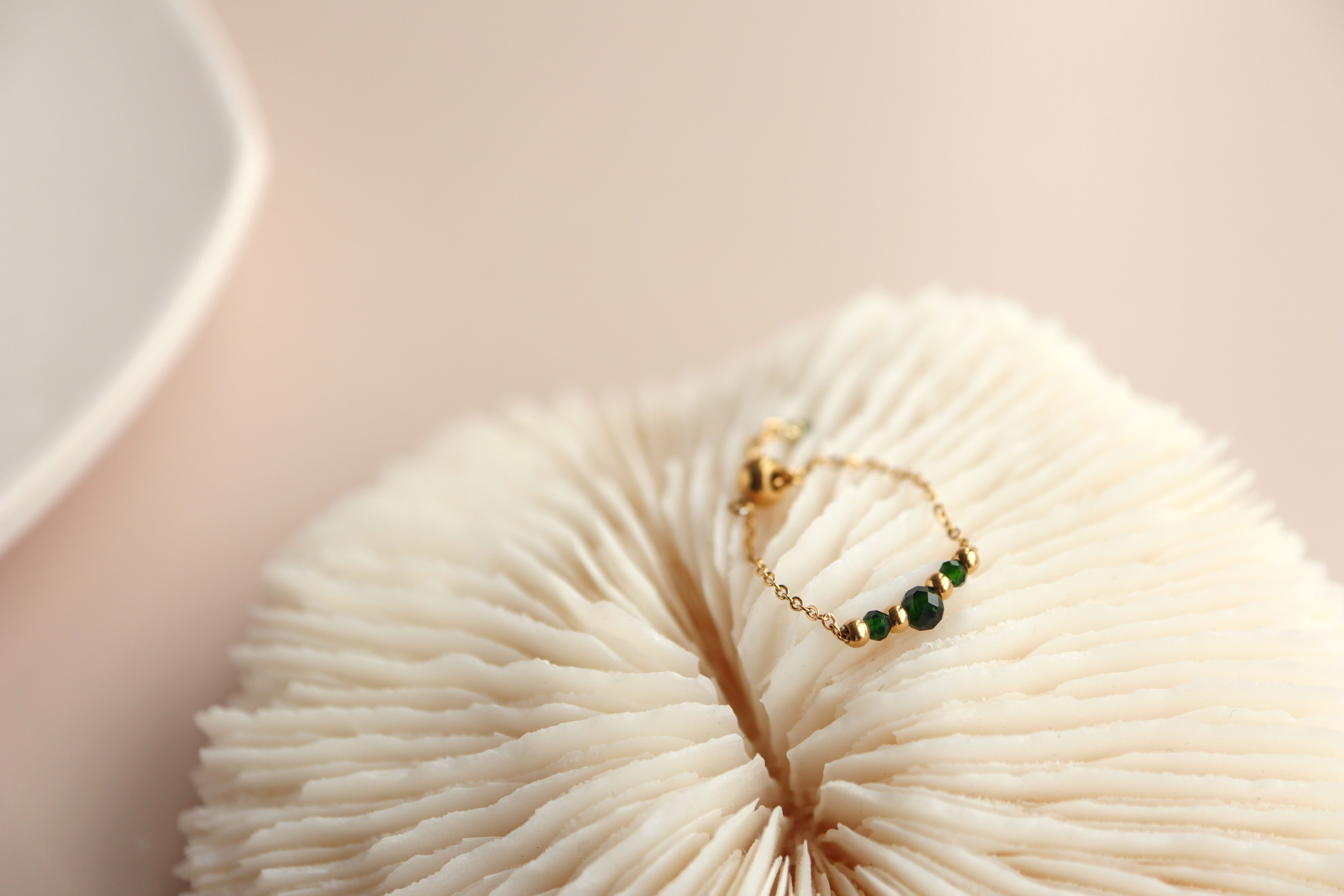 悄悄細語 寶石鍊戒｜Miestilo Jewelry設計師輕珠寶品牌｜舒飾質感每一刻