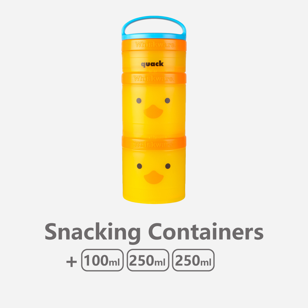 Whiskware™｜Snacking Containers｜三層零食盒｜鴨鴨