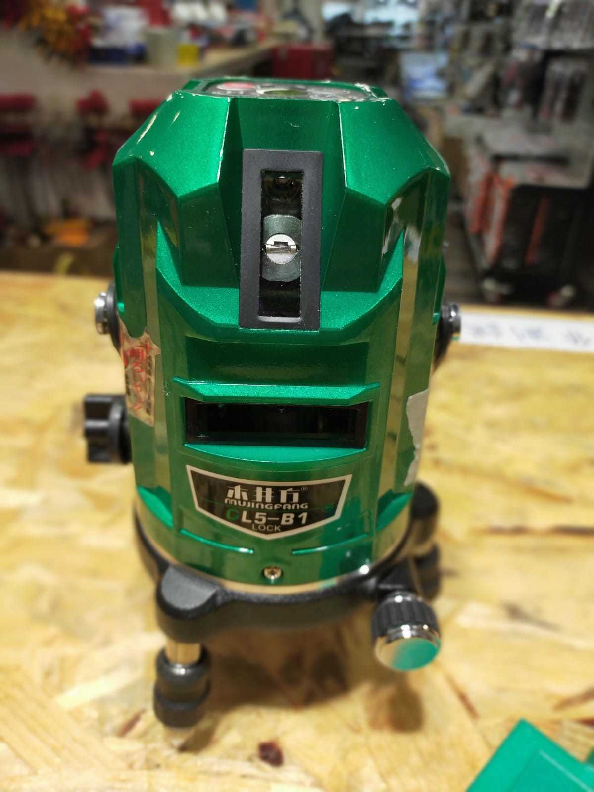 台灣木井方   4V1H / 電池 綠光 兩用電平水儀 GL5-B1 8X