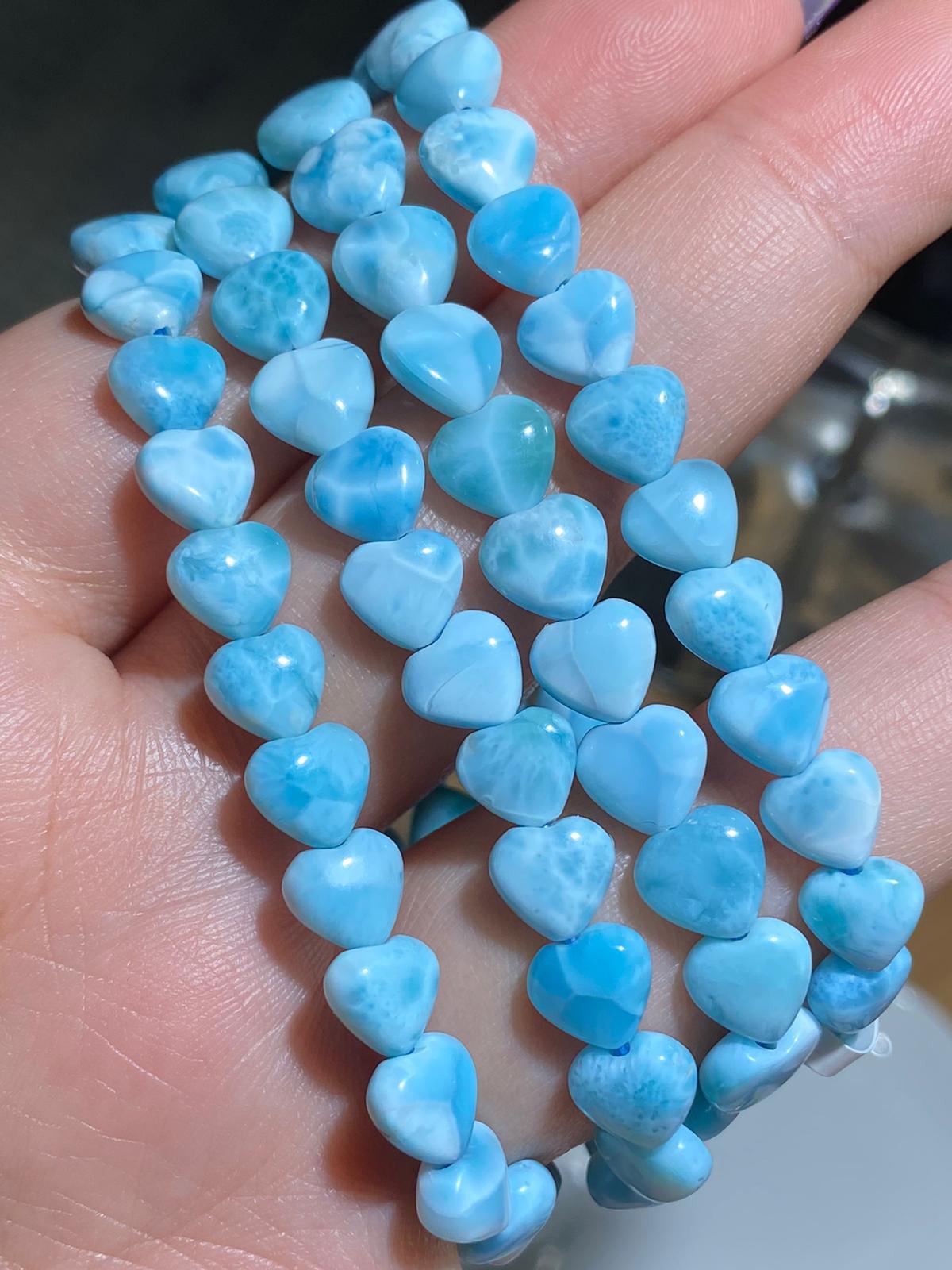 海紋石心心手串