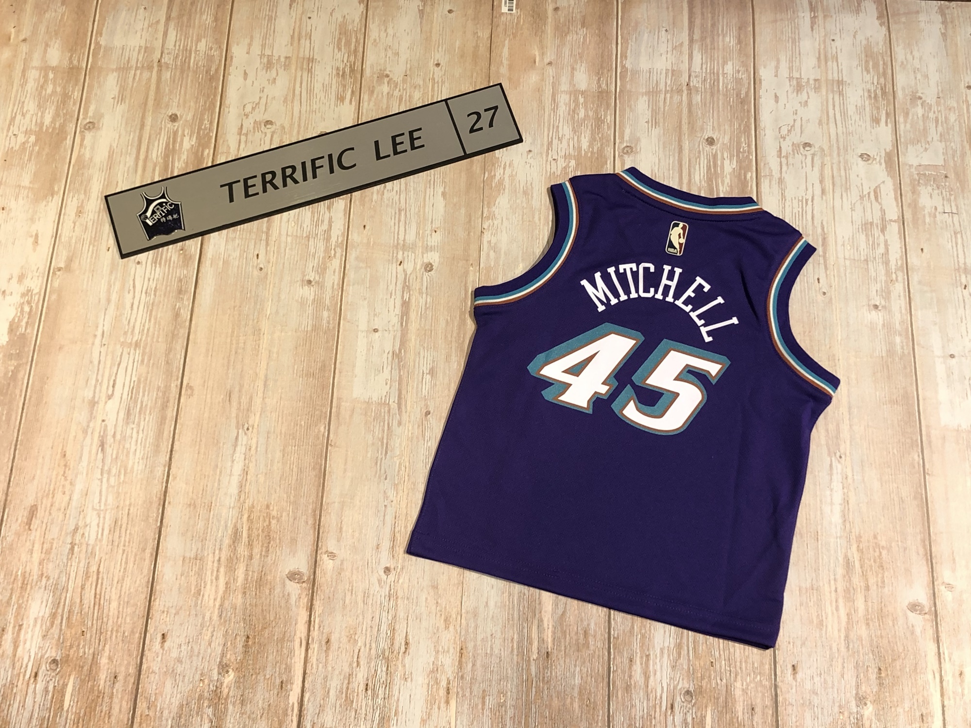 NBA球衣 Donovan Mitchell 猶他爵士復古紫 紫冰山 童裝 Nike Replica 全新 小童 幼童 非青年版