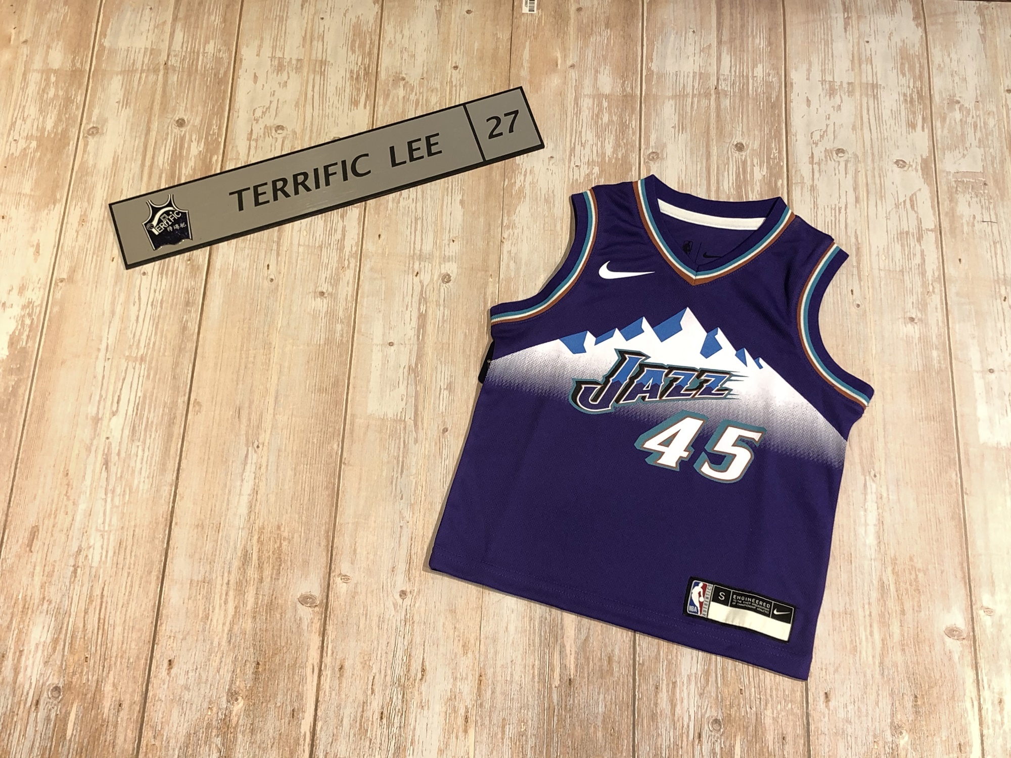 NBA球衣 Donovan Mitchell 猶他爵士復古紫 紫冰山 童裝 Nike Replica 全新 小童 幼童 非青年版