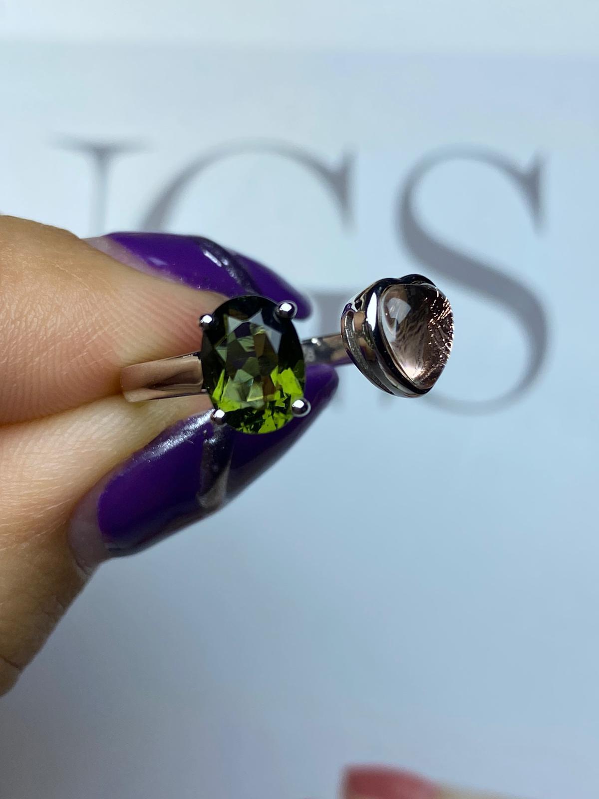 捷克天鐵雙隕戒指