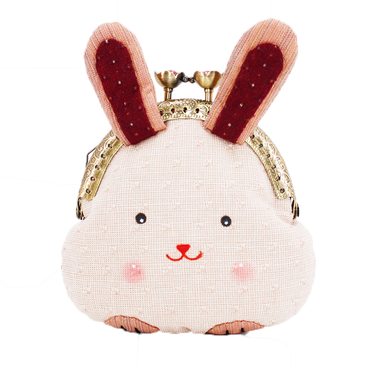 俏比兔口金零錢包-材料包