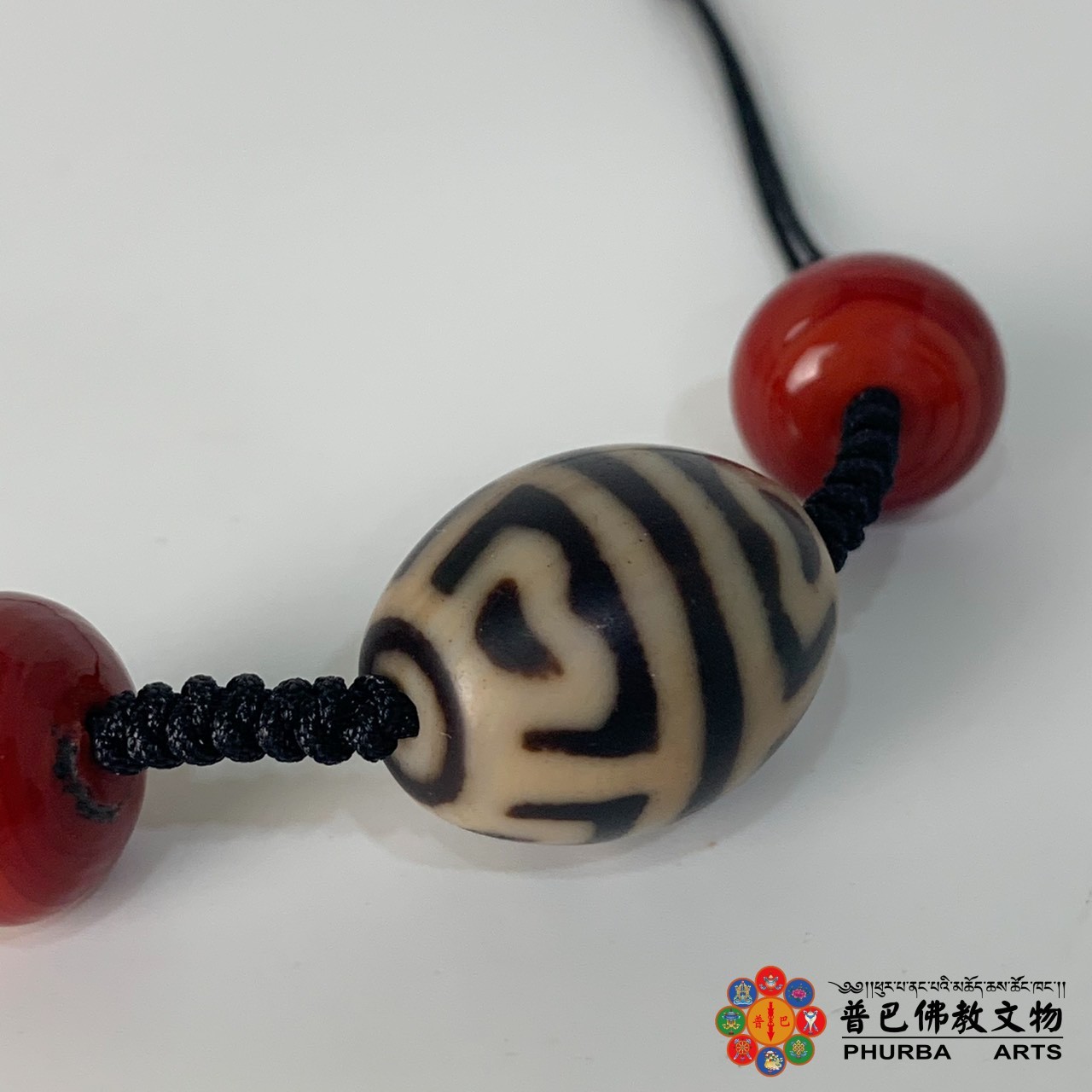 128天珠 二眼天珠 dzibeads！ - 工芸品