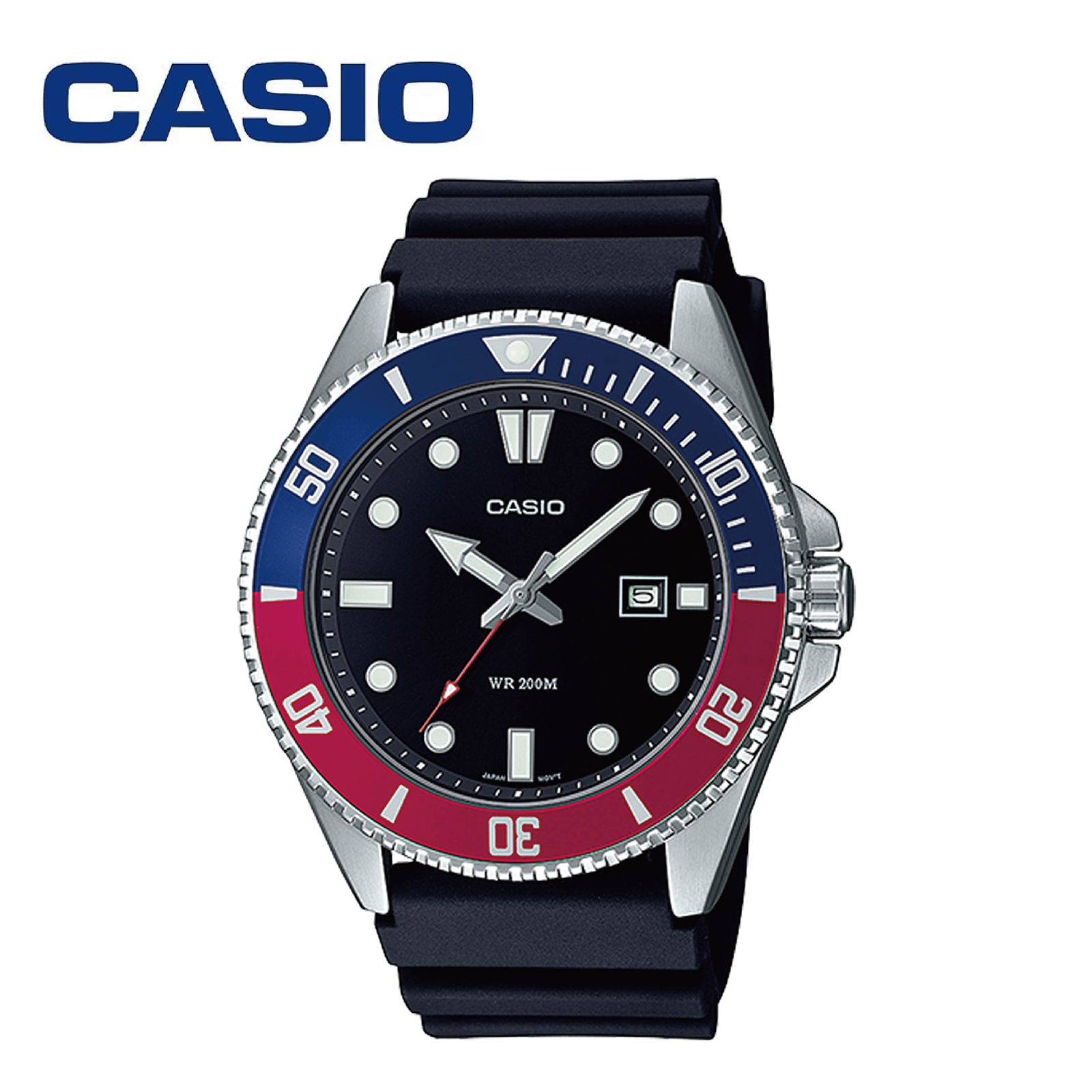 【 CASIO | 卡西歐箭魚紅藍水鬼 】