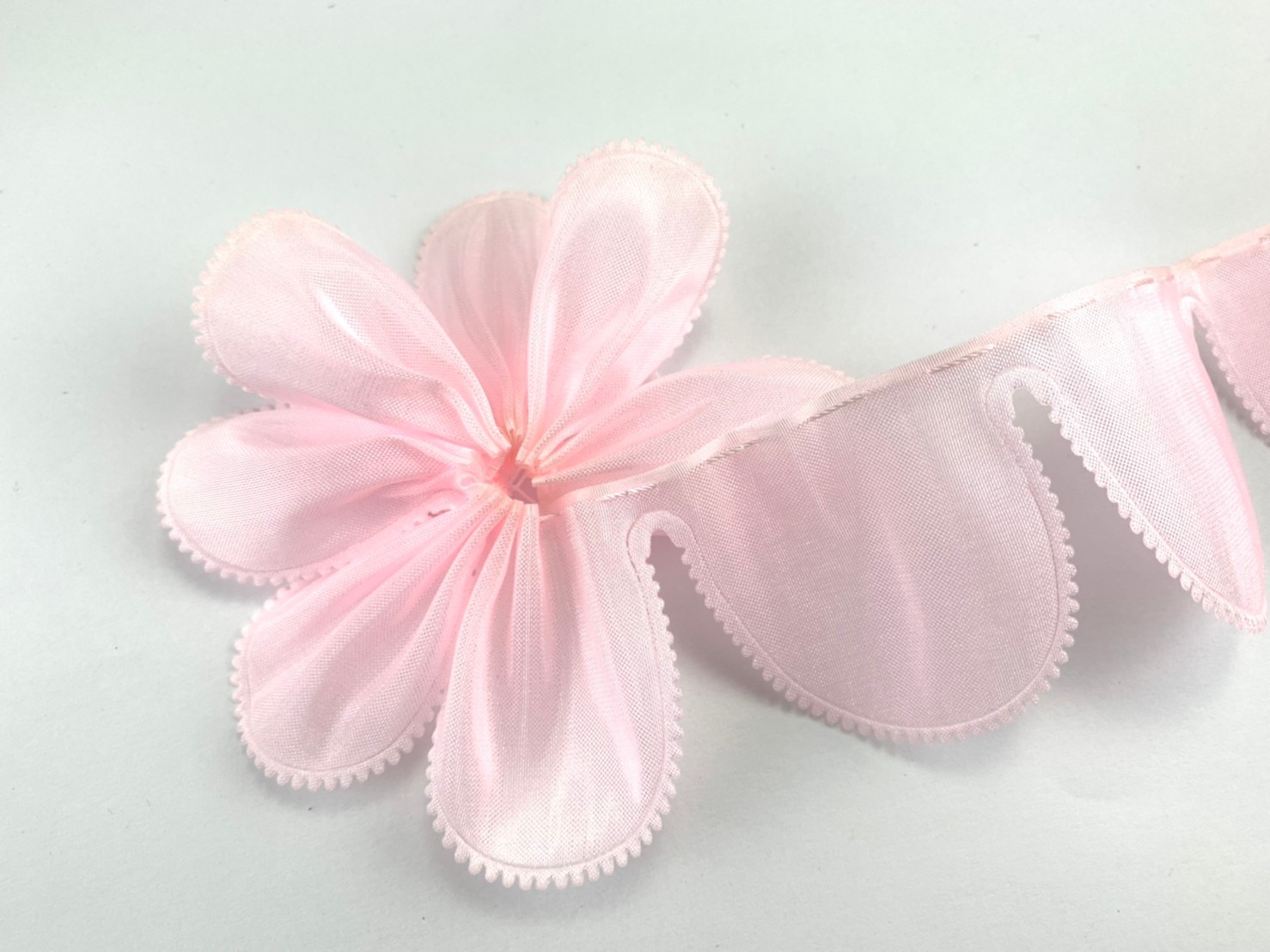 薄網花邊口袋拉花/50mm