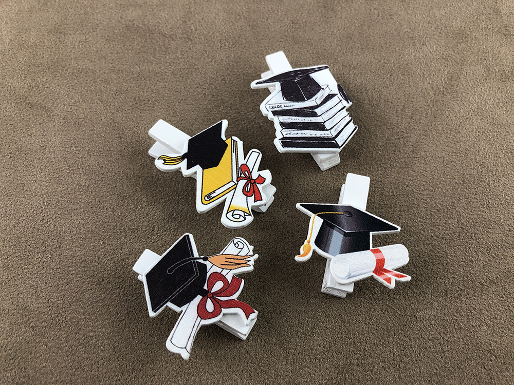 畢業快樂 小木夾/4款