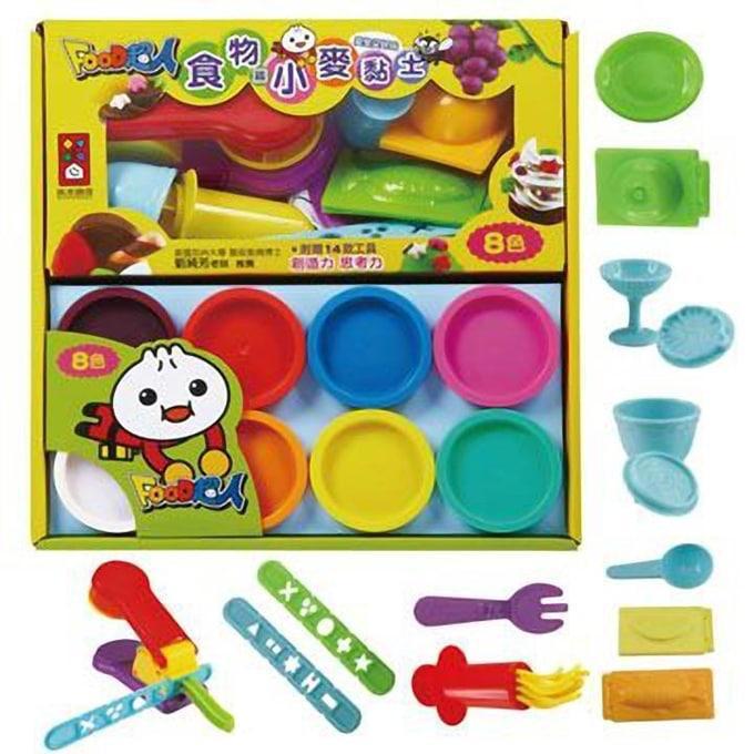 風車 FOOD超人小麥黏土系列-食物篇-8色