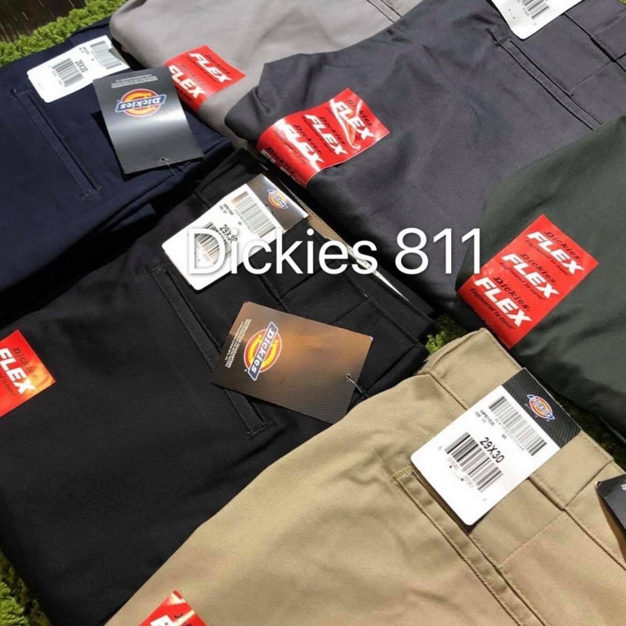 Dickies 811 超窄版 工作褲 長褲 膝蓋logo標 5色
