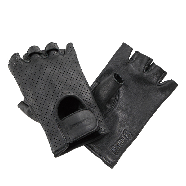 DEGNER TG-28 黑 半指 皮手套