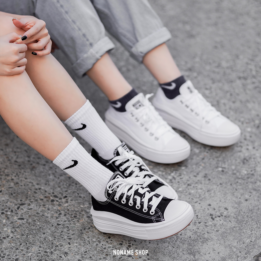 CONVERSE All Star Chuck Star Move 增高鞋 厚底鞋 厚底 低筒 黑