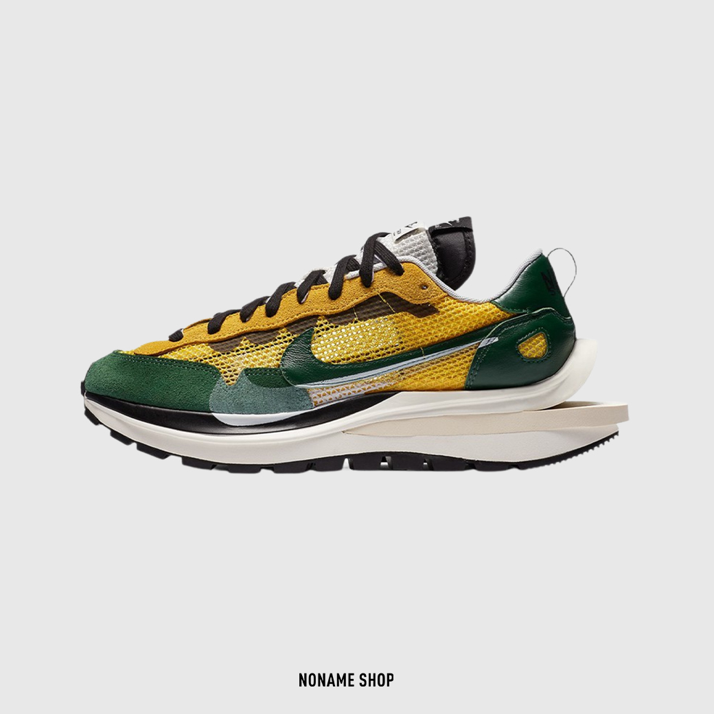 Sacai x Nike VAPORWAFFLE 聯名解構雙勾黃綠