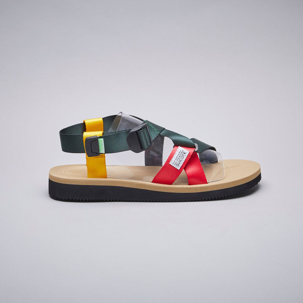 [出清商品售出無退換]  SUICOKE CHIN2-CAB OG-023-2CAB 綠沙 綁帶 抗菌內裡 涼鞋【SK210232CABGB】