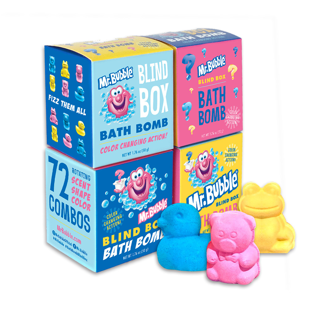 【美國泡泡先生 Mr.Bubble】可愛動物沐浴球驚喜盒50g