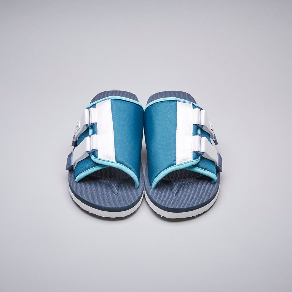 [出清商品售出無退換]  SUICOKE KAW-CAB OG-081CAB 藍色 側扣 魔鬼氈 拖鞋 抗菌內裡【SK21081CABBN】