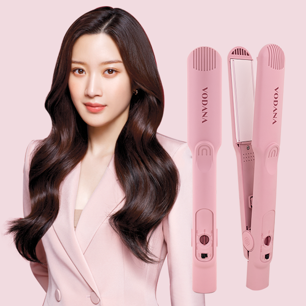 VODANA VelvetBar Wide Flat Iron - MILK TEA ROSE
