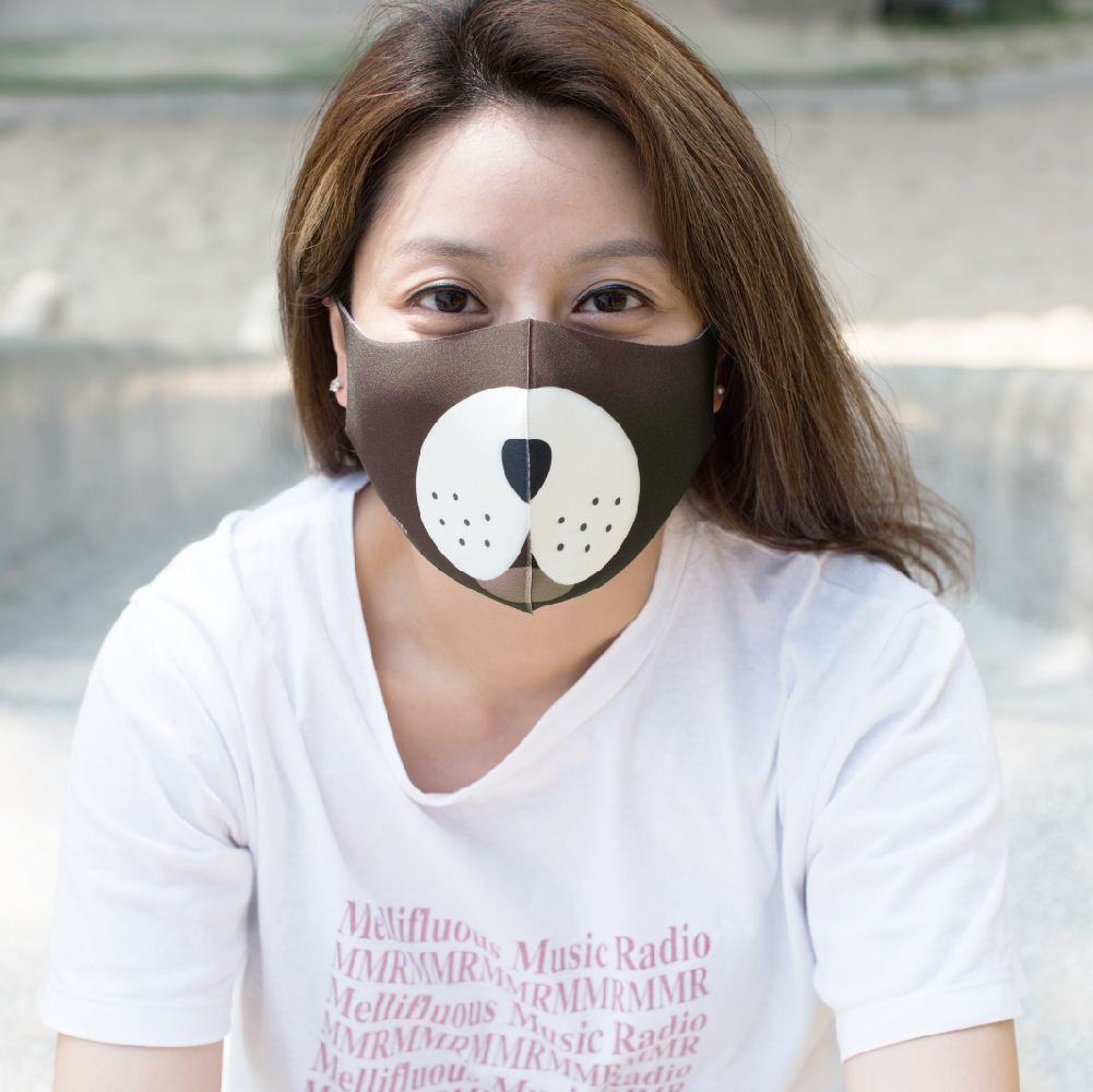 ｜可可旺星人｜舒適美-3D立體透氣抗菌口罩