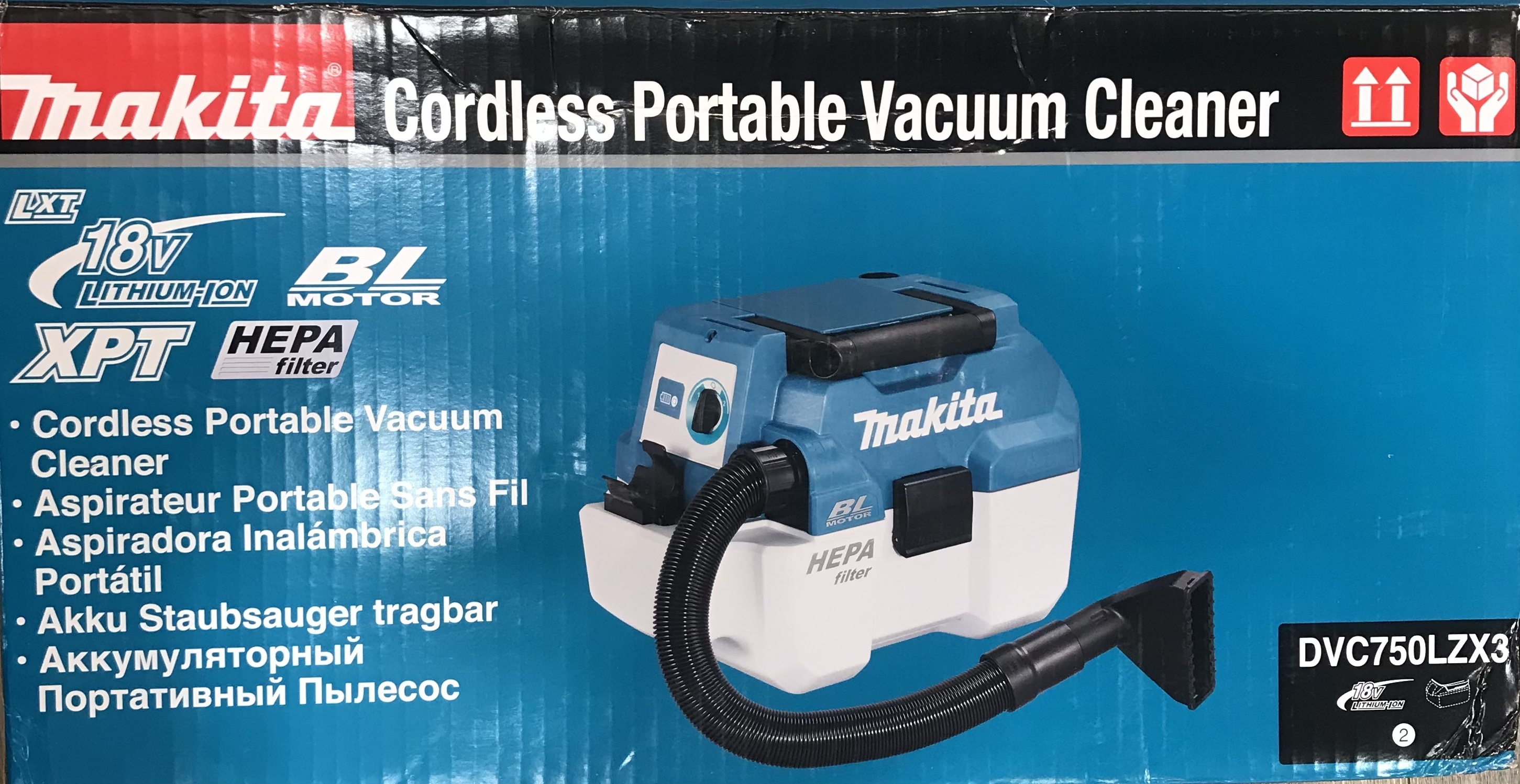 Makita牧田 DVC750LZX3/DVC750LZX3 18V無刷吸塵器 750 dvc750