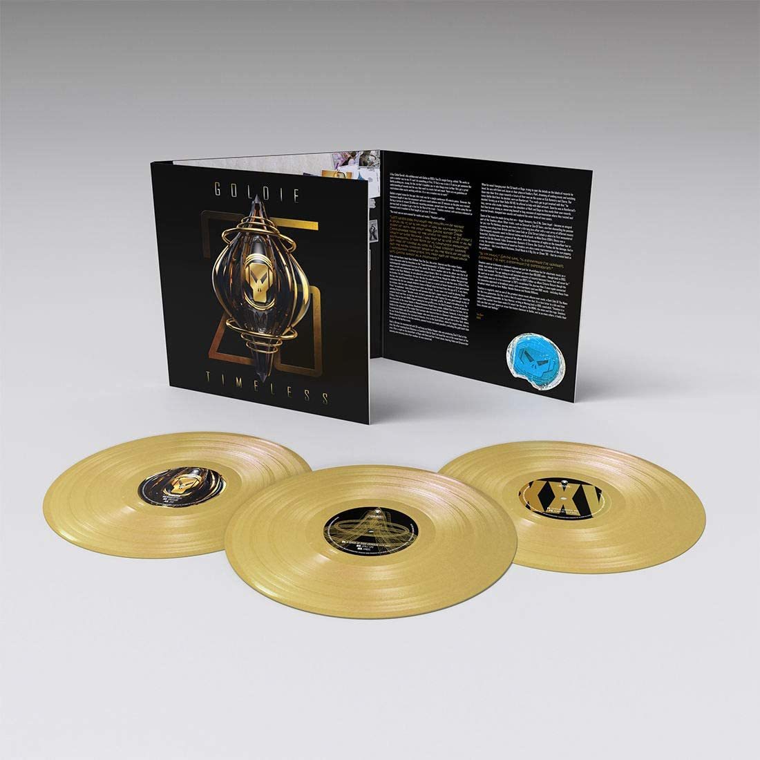 Goldie《Timeless (25th Anniversary Edition)》（限量金膠3LP + MP3下載碼）