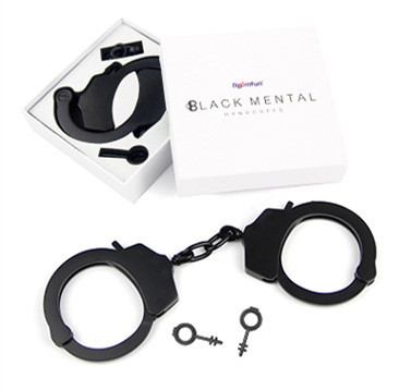 RoomFun - 仿真黑色金屬手銬